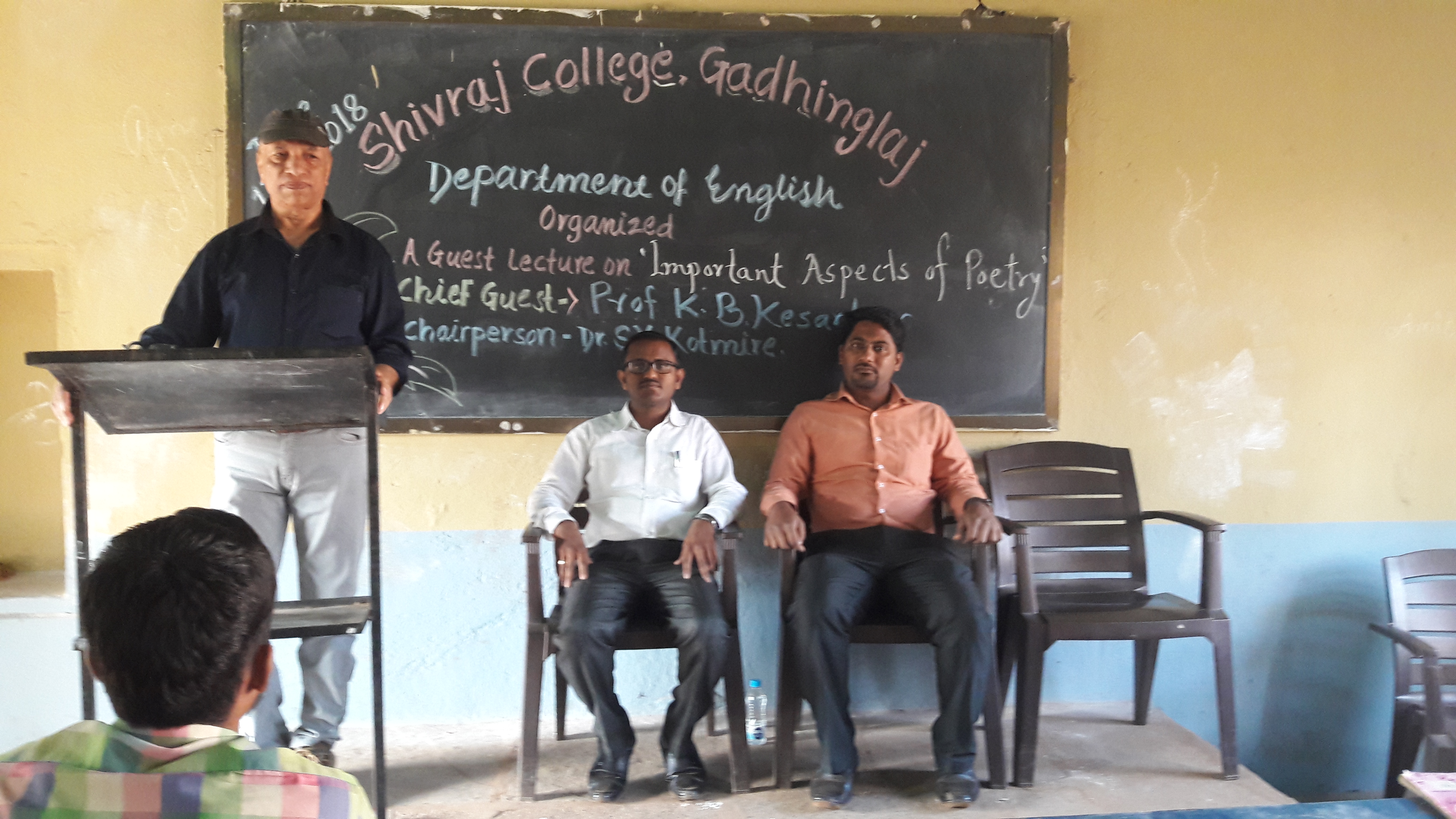 A Guest Lecture on 'Important Aspects of poetry'